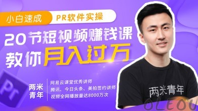 小白速成PR软件实操：20节短视频课